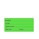 Pathology Labels,2x1 Inch Permanent Paper