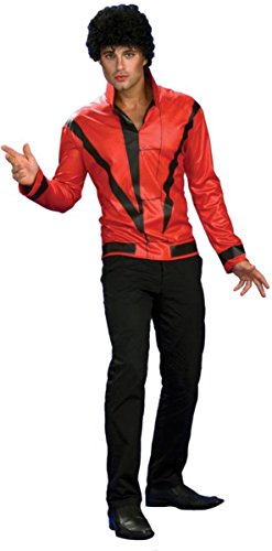 Michael Jackson Red Thriller Jacket, Adult Large Costume Michael Jackson Red Thriller Jacket, Adult Large Costume