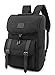 Weekend Shopper Lightweight Canvas Backpack Black Laptop Bookbag College backpack Vintage Backpack Laptop Backpack for Women and Men fit 15.6 Laptops