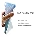 Unov Phone Case for iPhone Xs Max Soft Protective Slim TPU Shockproof Bumper Wave Design Support Wireless Charging 6.5 Inch (Mermaid Castle)
