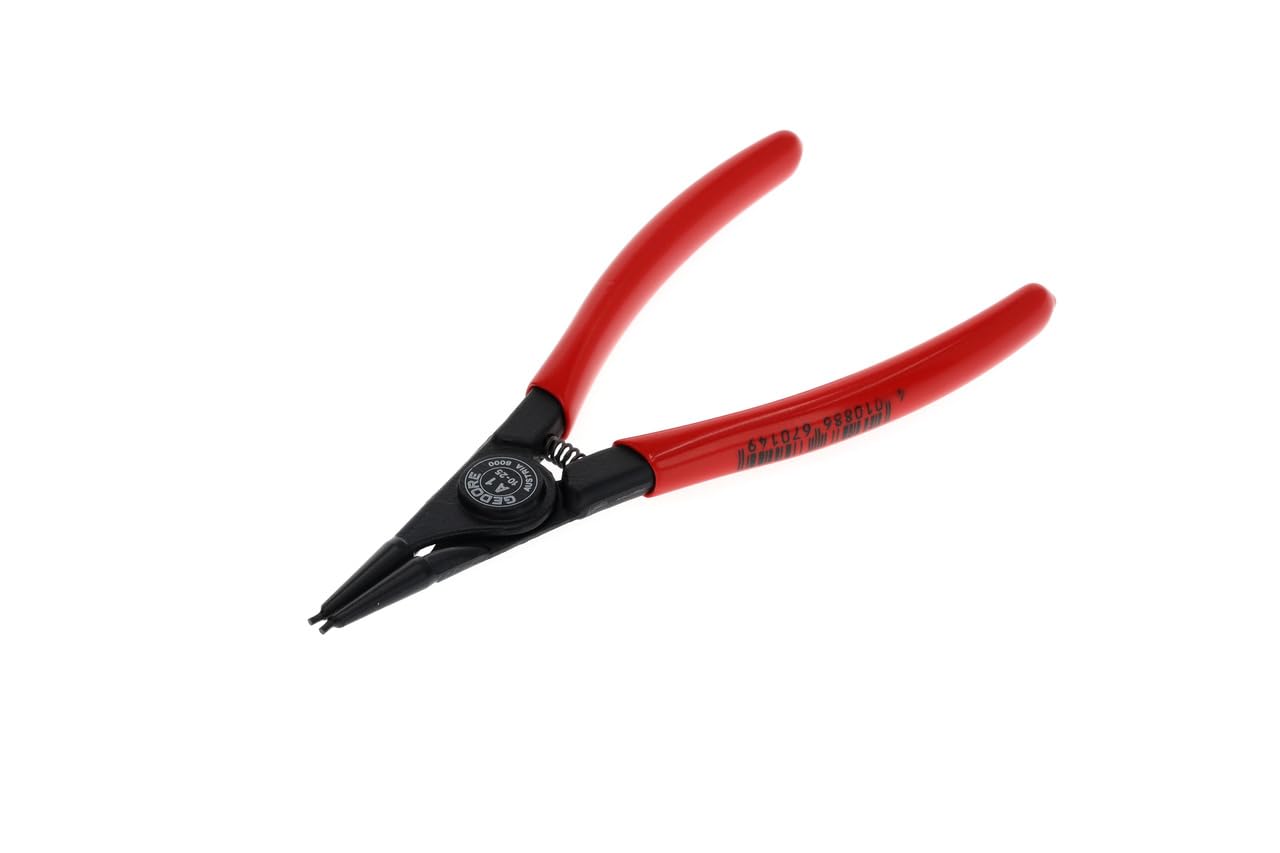 GEDORE Circlip pliers for outer circlips, With opening spring/finger protection, Straight jaws, Tip dia. 1.3 mm, 8000 A 1