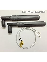 porjet: Nueva 2 X 6dBi RP SMA Dual Band 2,4 GHz de 5 GHz + 2 x 55 x 35 cm