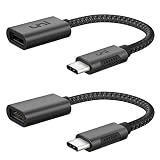 uni USB-C to USB Adapter, USB Type-C [Thunderbolt 3] to USB 3.0 Adapter OTG Cable Compatible for MacBook Pro 2019/2018/2017, MacBook, MacBook Air/iPad Pro 2018, and More USB-C Devices - Gray - 2 Pack