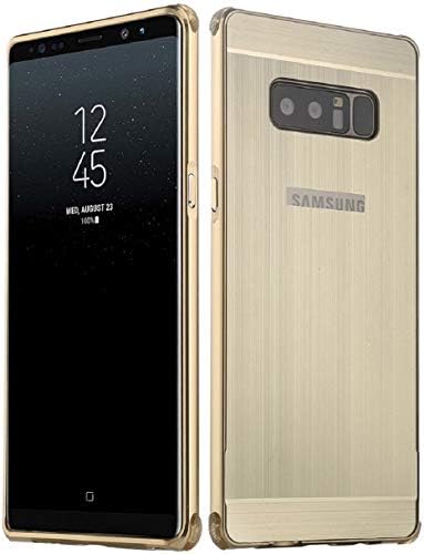 Galaxy NoteFE/7 Case, Portable Shiny Plated Metallic Useful Bumper Devise Cover, LICHE Hard Bamboo Crest Scratch Protect Thin Slim Phone Light Case for Samsung Galaxy Note FE/7 Gold