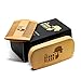 Beard Brush & Comb Set for Men - Natural Boar Bristle Brush, Dual Action Pear Wood Comb, Gift Box & Travel Pouch. Enhances Growth & Styling with Balm Oil Distribution by The Beard Black (Old)