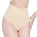 Hioffer Women Waist Cincher Girdle Tummy Slimmer Sexy Thong Panty Shapewear Nude,Medium