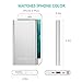 Portable Charger 10000mAh Cell Phone Power Bank Portable Battery Pack External Backup BENANNA Dual Input Compatible with iPhone X XS Max XR 8 7 6 Plus Se 11 10Android Galaxy Note iPad LG - Silver
