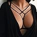 IEason Women Lingerie 2017 Women Hollow Out Elastic Cage Bra Bandage Strappy Halter Bra Bustier Top (XL, Black)