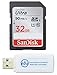 SanDisk Ultra SD Memory Card works with Nikon Coolpix L340, B500, A10, L32, S7000, A300, P900, Camera UHS-I Class 10 Up to 90MB with Everything But Stromboli Memory Card Reader (32 GB) primary