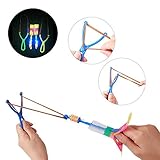 BTToyy 36 Pcs Led Light Arrow Rocket Copters, Amazing Helicopter Flying Toy, Slingshot Arrows, Party Favor For Kids ( Random Color)