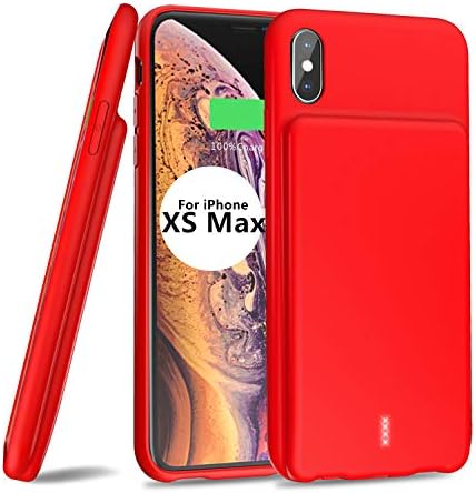 iPhone Xs Max Smart Battery Case, 5000mAh Portable Protective Charging Battery Case Extended Rechargeable Battery Pack Charger Case for iPhone Xs Max (6.5 inch)