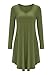 Ladylala Women's Long Sleeve Casual Loose Tunic T-Shirt Party Dress