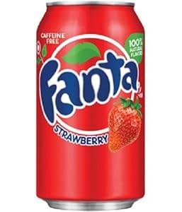 Image of Coca Cola Fanta Strawberry, 12-Ounce (Pack of 24) by Fanta