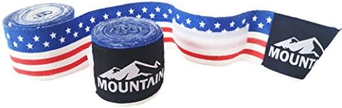 Mountain Striking Hand Wraps, 180" Semi-Elastic, Great For Boxing &amp; Muay Thai
