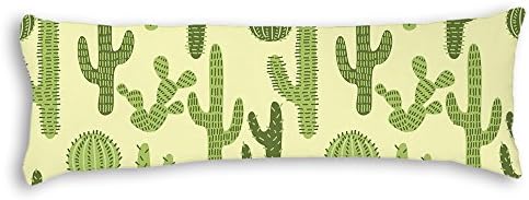 Veronicaca Cactus Custom Cotton Body Pillow Covers Pillow Cases 20"x54"