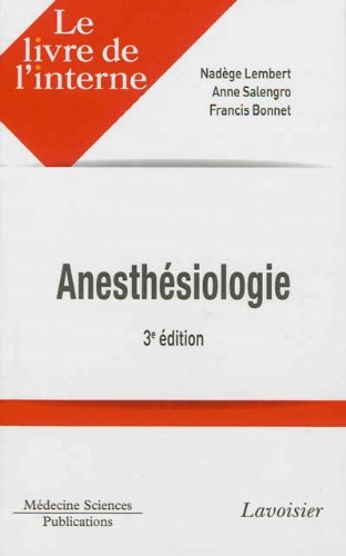 Anesthésiologie