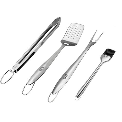 RWM BBQ Grill Tool Set Heavy Duty Integrated Extra Thick Extension
