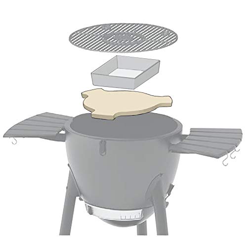 Unicook Smoking Stone Heat Deflector for Akorn Kamado, Large Big Green