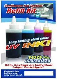 FantasyBuy 4 colors Refill ink Kit for CIS system that are used in HP 901 cartridge such as Officejet J4540, J4550, J4580, J4660, J4680
