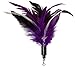 EcoCity Cat Wand Feather Refills for Cat and Kitten Wands Include 6 Pieces Replacement Feathers and 1 Soft Furry Tail for Cats (7 Pieces)