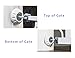 Pressure Gate Wall Protector Cups By Hold Tight Market: Wall Guard Mount Pads For Baby & Pet Gates, Safety Wall Bumpers For Doorways, Stairs & Baseboard, 4-Piece Corner Protector Included