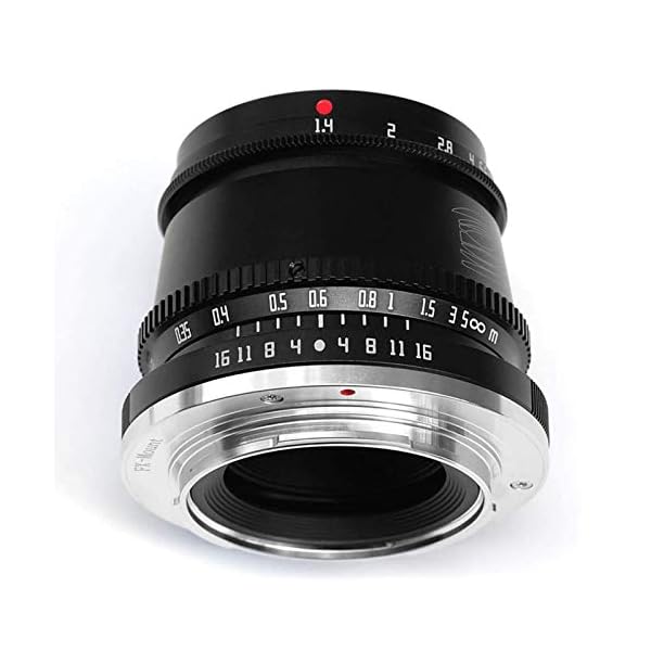 TTArtisan 35mm F1.4 Objektiv APS-C MF Kameraobjektiv kompatibel mit FX Mount Kameras X-A1 X-A10 X-M1 X-M2 X-H1 X-T20 X-T3 X-T4 X -T100 X-T200 X-T30 X-PR01 XS10 und mehr.(schwarz) – Bild 4