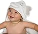 Baby Hooded Towel, Boys Girls Bamboo Elephant | Premium Hypoallergenic Ultra Thick & Soft with Animal Ears | Lasts Through Washes, Fast Dry, Extra Absorbent Toddler, Infant Baby Bath Towels with Hood