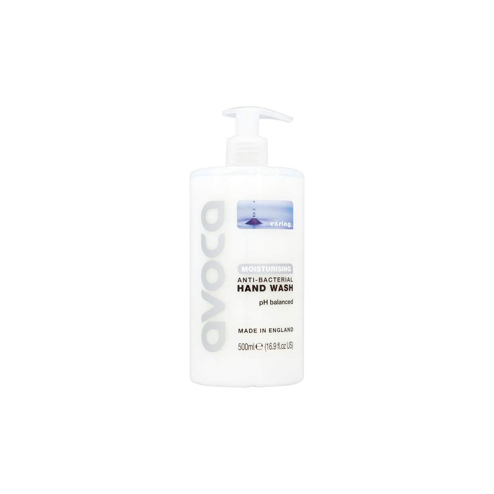 Avoca Caring Moisturising Anti-Bacterial Hand Wash 500ml (Pack of 6 x 500ml)