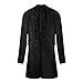 Pxmoda Mens Gothic Tailcoat Jacket Steampunk Victorian Tuxedo Uniform Halloween Costume Coat (XL,Black)