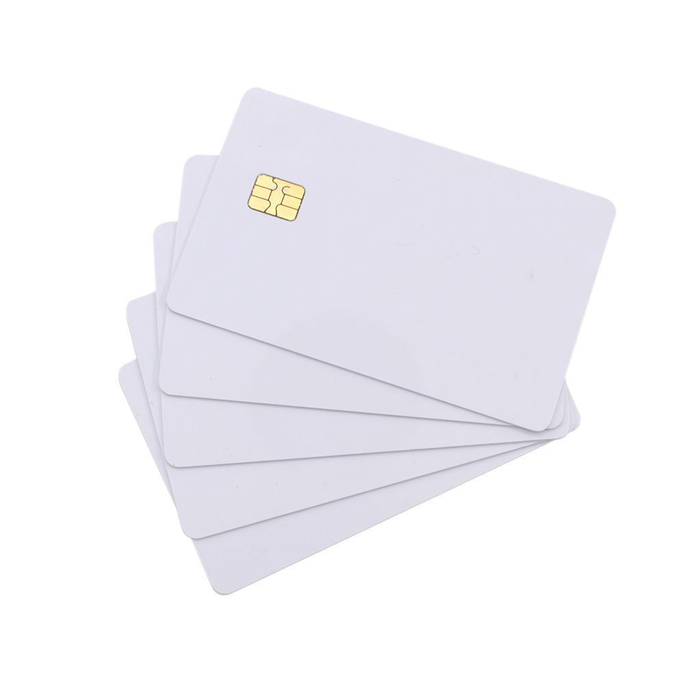 YARONGTECH (pack of 10) White SLE4442 contact chip pvc smart card