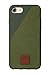 Native Union CLIC 360 Case - Military Grade Drop-Proof Protective Cover Made with British Millerain Waxed Canvas for iPhone 7, iPhone 8 (Olive)