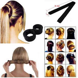 Buy Wenux Hair Styling Donut Bun Maker Former Foam French Twist