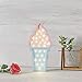 Ice cream Valentine Romance Atmosphere Light , Party Wedding Birthday Party Decoration Kids' Room Battery Operated LED Night Lights (Pink and Blue)