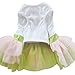 Sanwood Daisy Flower Gauze Tutu Dress Pet Dog Bowknot Princess Clothes Pet Only for Small Dog
