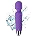 Cordless Rechargeable Massage Wand - by OTION - Personal, Powerful, Therapeutic, Travel Size - Perfect for Muscle Massage - Whisper Quiet for Discreet use - Hitachi Replacement (Pure Purple)