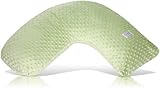Luna Lullaby Bosom Baby Nursing Pillow, Sage Dot