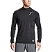 Mission Men's VaporActive Stamina Lightweight 1/4 Zip Long Sleeve Pullover, Moonless Night, Medium