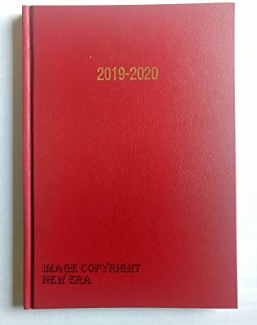 2019-2020 Academic Mid Year Diary A5 Size Week to View Appointment Planner Black/Nevy Blue/Red/Pink/PurpleColour (Burgundy)