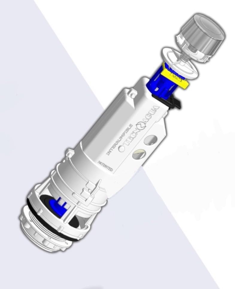 hidrotecnoagua Accessories Toilet – Simple per Flush Valve Mechanism T-281 + Kit