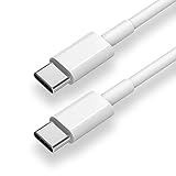 USB-C to USB-C Cable, UNEGO 3.3ft/1m Type-C to C Cable USB-C Charge Cable for MacBook Pro 2017 & 2016, MacBook 2017 & 2016 & 2015,Galaxy S8, Nintendo Switch, Nexus 5X/6P, Pixel, LG-White