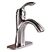 BWE Single Handle Brass Bathroom Faucet Brushed Nickel Basin Mixer Tap