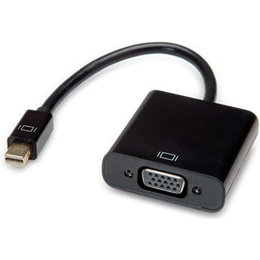 Value Mini DisplayPort VGA Adapter Mini DP Male to VGA Female Active with a resolution of up to 1920 x 1080/1920 x 1200 @ 60Hz!