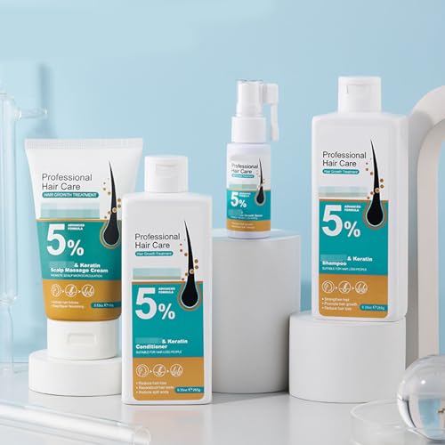 Crema de masaje para el cuero cabelludo con minoxidil al 5%, suero para el crecimiento de las trenzas Minoxidil, acondicionador suavizante para las trenzas (2pcs)