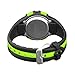 7 Colors Kids Sports Watches Children for Girls Boys Waterproof Military Dual Display LED Kids Watch (Black Green)
