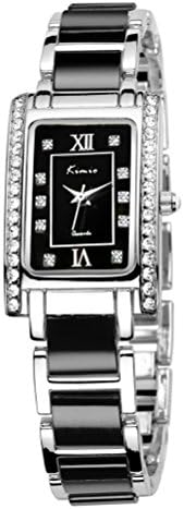 Tidoo Brand Watch for Women,Black Dial Japanese Movement Staintless Steel Wristwatch, 510S
