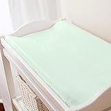 Carousel Designs Solid Icy Mint Changing Pad Cover
