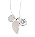 Elefan Cornelia Crystal Pendant Necklace Set For Best Friends Double Necklaces (2 PCS)