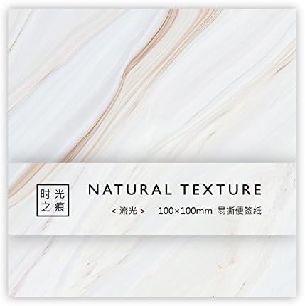 Self Sticky Notes , 400 Sheets per Pad, 4 x 4 Inches, Natural Texture Colors, Individual Package, Lightweight Easy Post Notes (type 2)