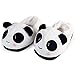 Holidayli Novelty Lovable Panda Household Spring Soft Plush Antiskid Indoor Home Slippers