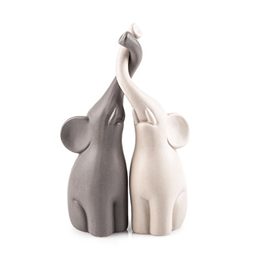 [- Pajoma 54837 Loving Elephants Set of 2, Height 25.5 CM  -]